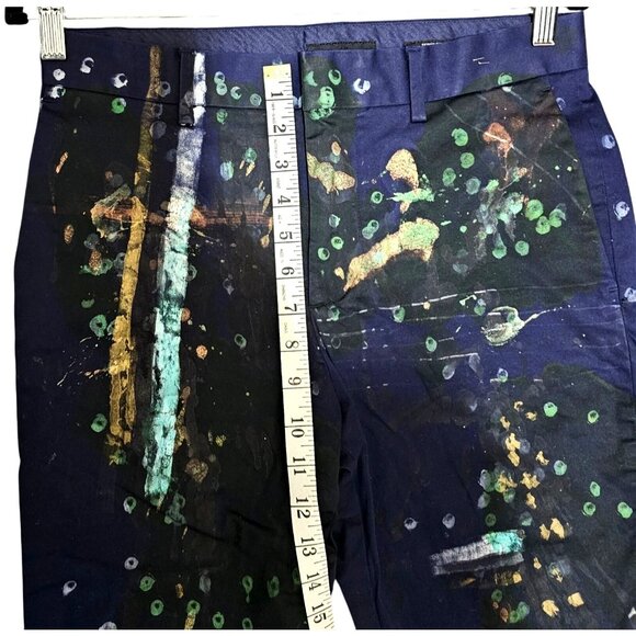H&M Skinny Fit Paint Splatter Pants US 30R - Picture 7 of 8